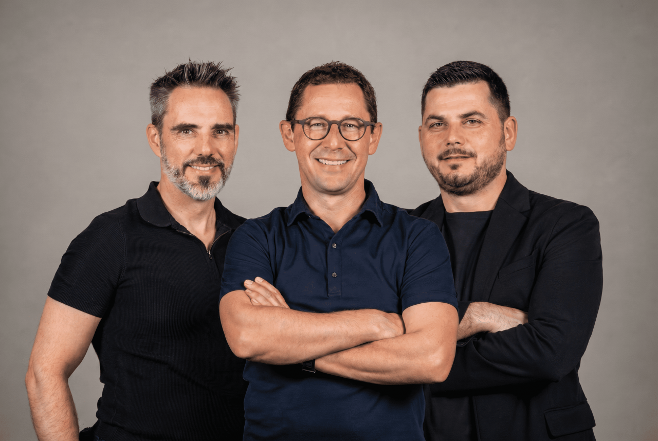 Gareth Walsh, Stoil Vasilev i Emil Savov z Paypercut (fot. Paypercut)