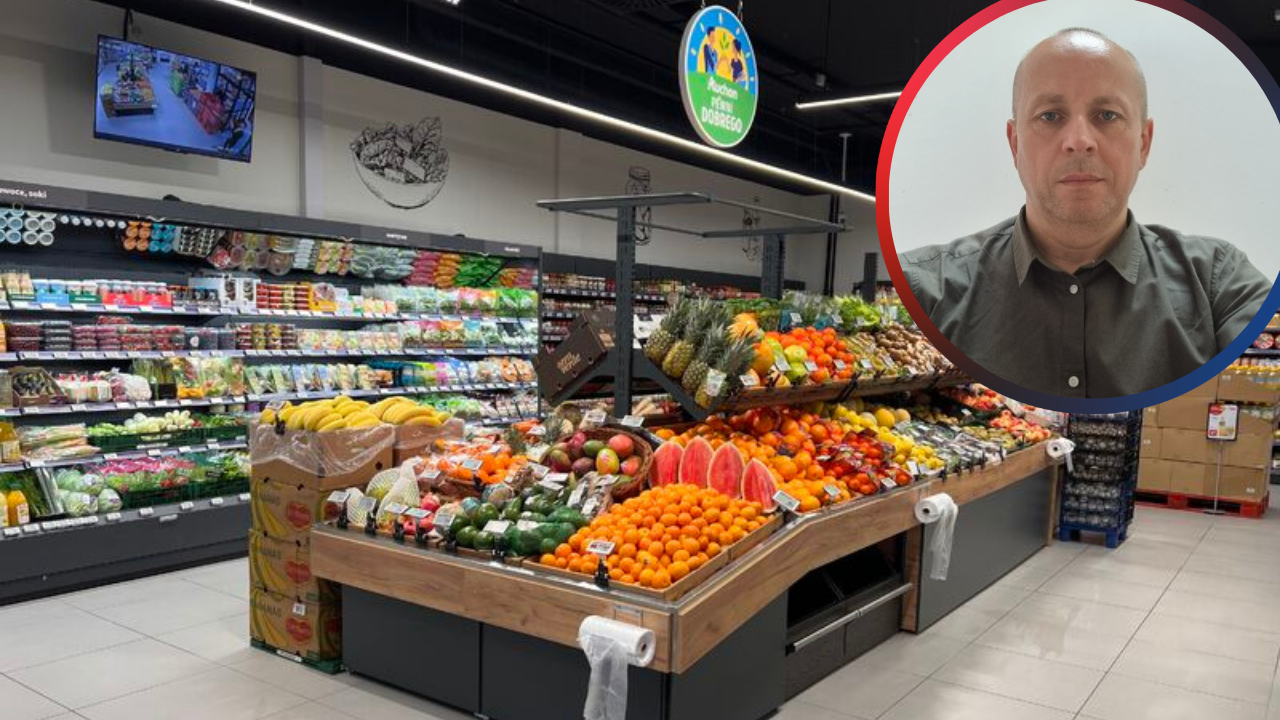 Franczyza Auchan rośnie w siłę, o czym opowiada Witold Sowiński, dyrektor franczyzy w Auchan Polska<br>
(fot. Auchan)