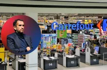 Na zdjęciu Alexandre Bompard, prezes sieci Carrefour (fot. Shutterstock)