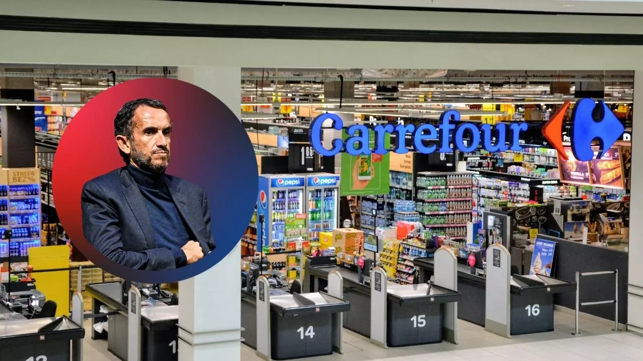 Na zdjęciu Alexandre Bompard, prezes sieci Carrefour (fot. Shutterstock)