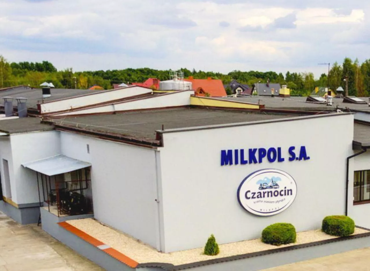 Zakład mleczarni Milkpol z Czarnocina
