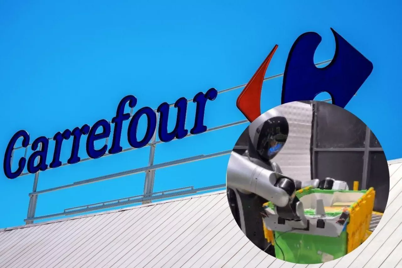 Carrefour testuje humanoidalnego robota AI (fot. Shutterstock)