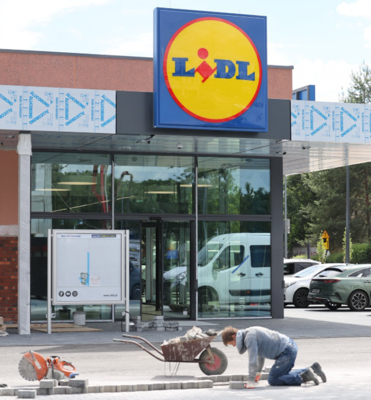 Ceglany market powstaje przy Nikiszowcu (fot. Dziennik Zachodni)