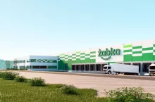 Centrum logistyczne Żabki w Rzgowie k. Łodzi - wizualizacja (źródło: Żabka)