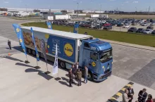 Mercedes eActros 600 dołącza do floty Lidla (fot. mat. prasowe)