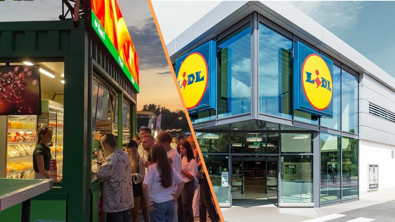 Festiwalowa bitwa konceptów. Lidl stawia na pełnowymiarowy sklep, Żabka wybiera rozrywkę