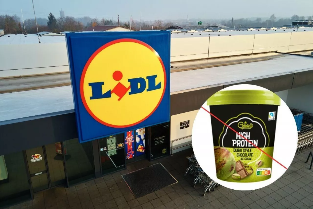 Lidl wycofał cztery partie lodów Gelatelli Dubai Style Chocolate