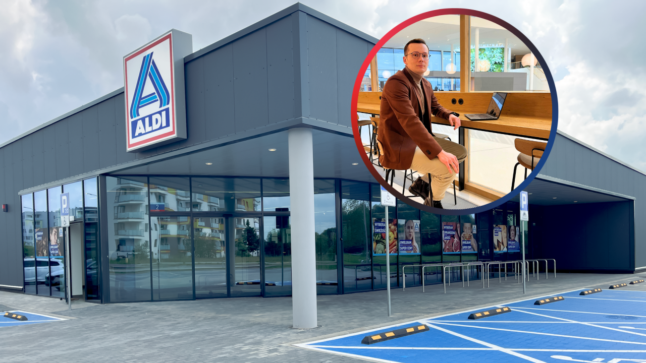 Dawid Łoniewski z Aldi Polska opowiada o masowym skalowaniu trendów (fot. Aldi Polska)