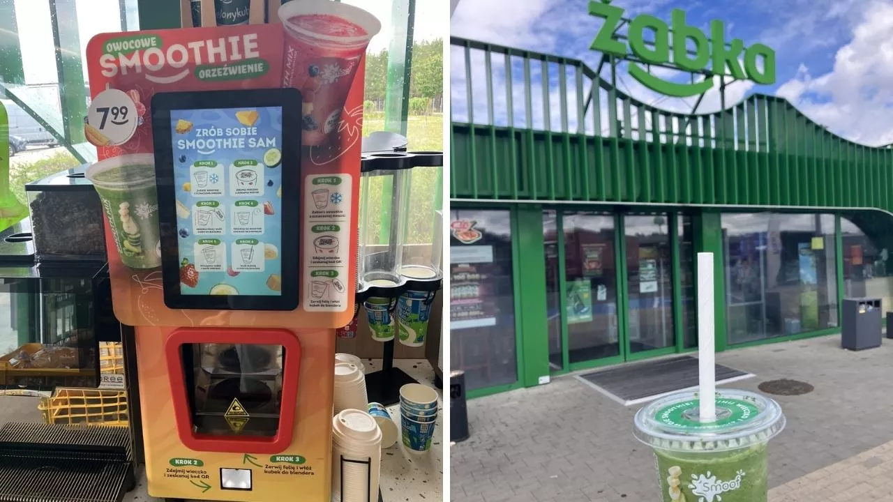 Zimne smoothie z Żabki. Po co sieć wdraża automatyczne blendery? (fot. Sebastian Rennack, Linkedin)