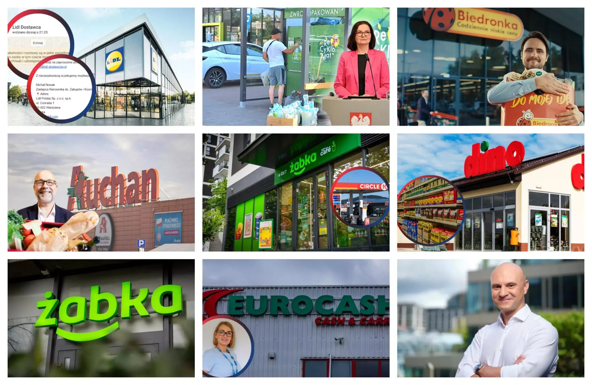 TOP 10 tygodnia: Żabka, Circle K, Biedronka, Auchan, Lidl, system kaucyjny, Eurocash, Dino, Mazurkiewicz