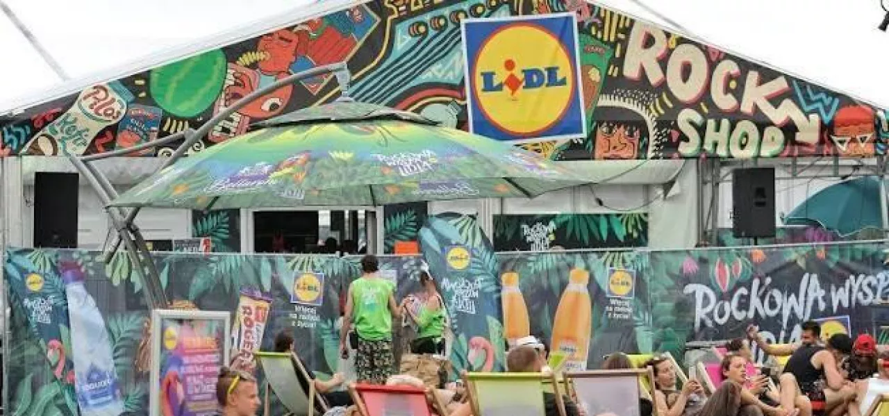 Lidl otworzył całodobowy sklep na Pol‘and‘Rock Festival (fot. Pol‘and‘Rock)