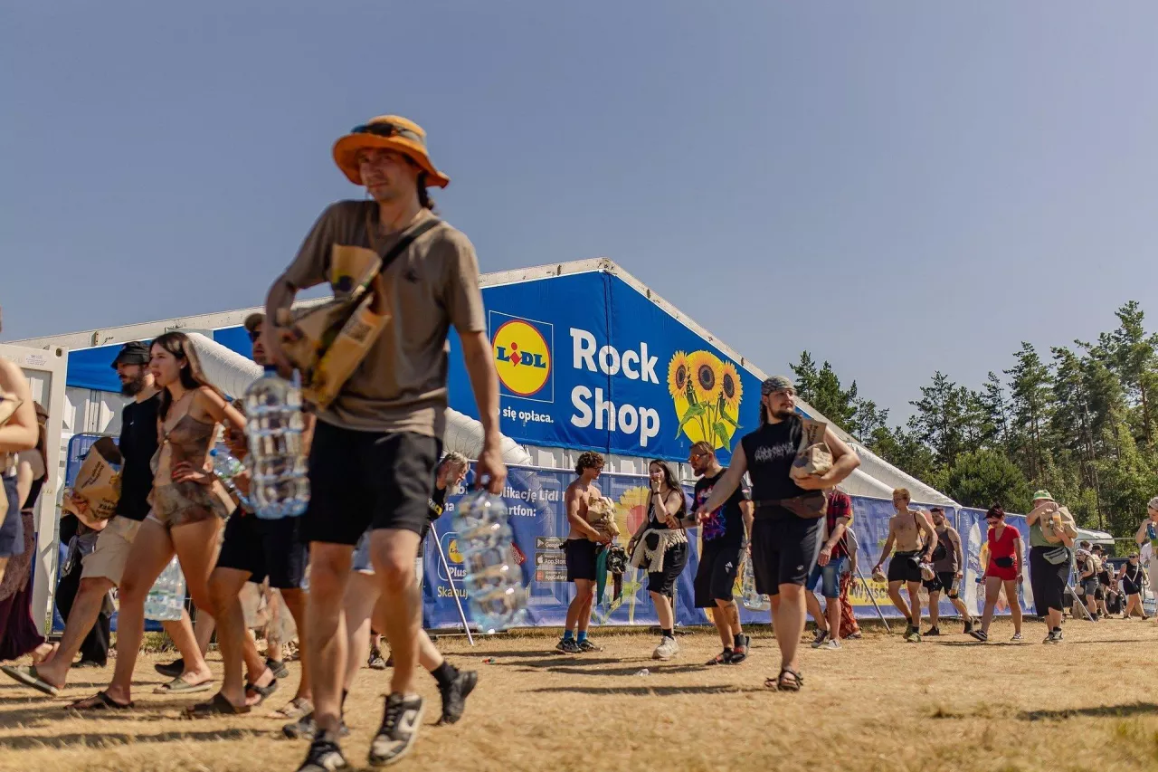 Sklep Lidl na festiwalu Pol‘and‘rock (fot. materiały prasowe)