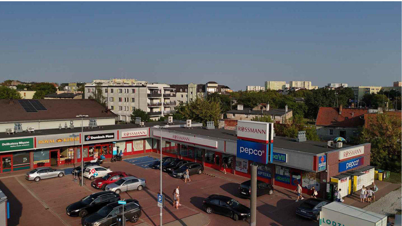 Park handlowy Kossaka w Bydgoszczy nie wygląda już tak jak na tym zdjęciu, obiekt poważnie ucierpiał w pożarze (fot. Newgate Investment)
