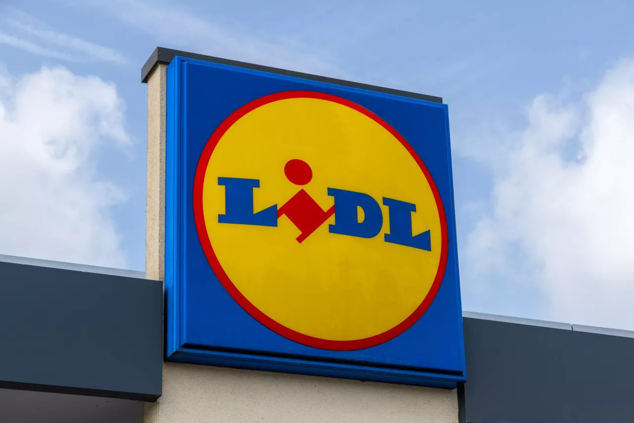 Na zdj. szyld na sklepie dyskontowej sieci Lidl (fot. PixelBiss/Shutterstock)