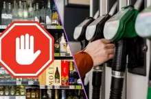 Zakaz sprzedaży alkoholi nocą ma objąć także stacje paliw (fot. Shutterstock + Canva)