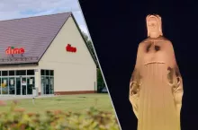 Pomnik w Konotopiu może okazać się żyłą złota dla Dino (fot. mat. prasowe + Parafia Kikół)