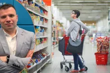 Konflikt na Bliskim Wschodzie podbije ceny w sklepach w Polsce? (fot. Credit Agricole Bank Polska + Canva)