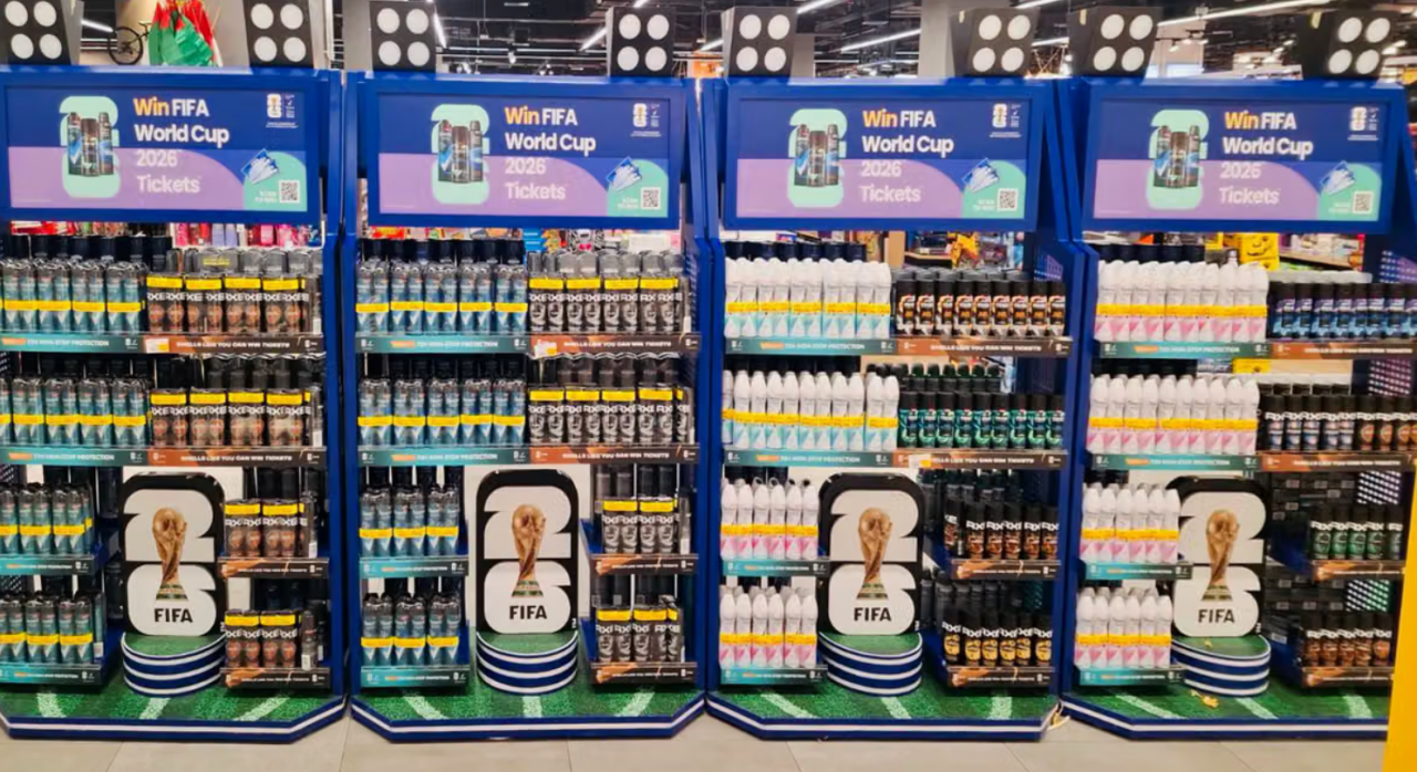 Półka z produktami Unilevera (fot. Unilever)