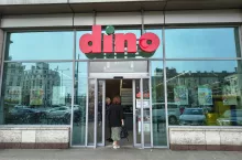 Supermarket sieci Dino przy ul. Kijowska 1 w Warszawie (fot. Materiały Własne)