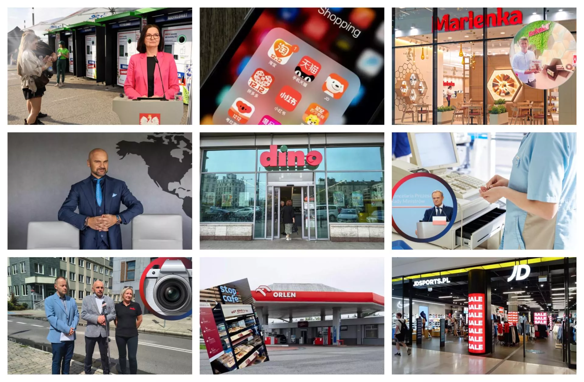 TOP 10 tygodnia: Dino, Biedronka, system kaucyjny, Orlen, Solidarność, Brzoska, piwo, Chiny, Marlenka, JD Sports