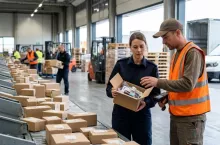 Logistyka z największym ożywieniem w pierwszej połowie roku. Handel radzi sobie słabiej (fot. AI)