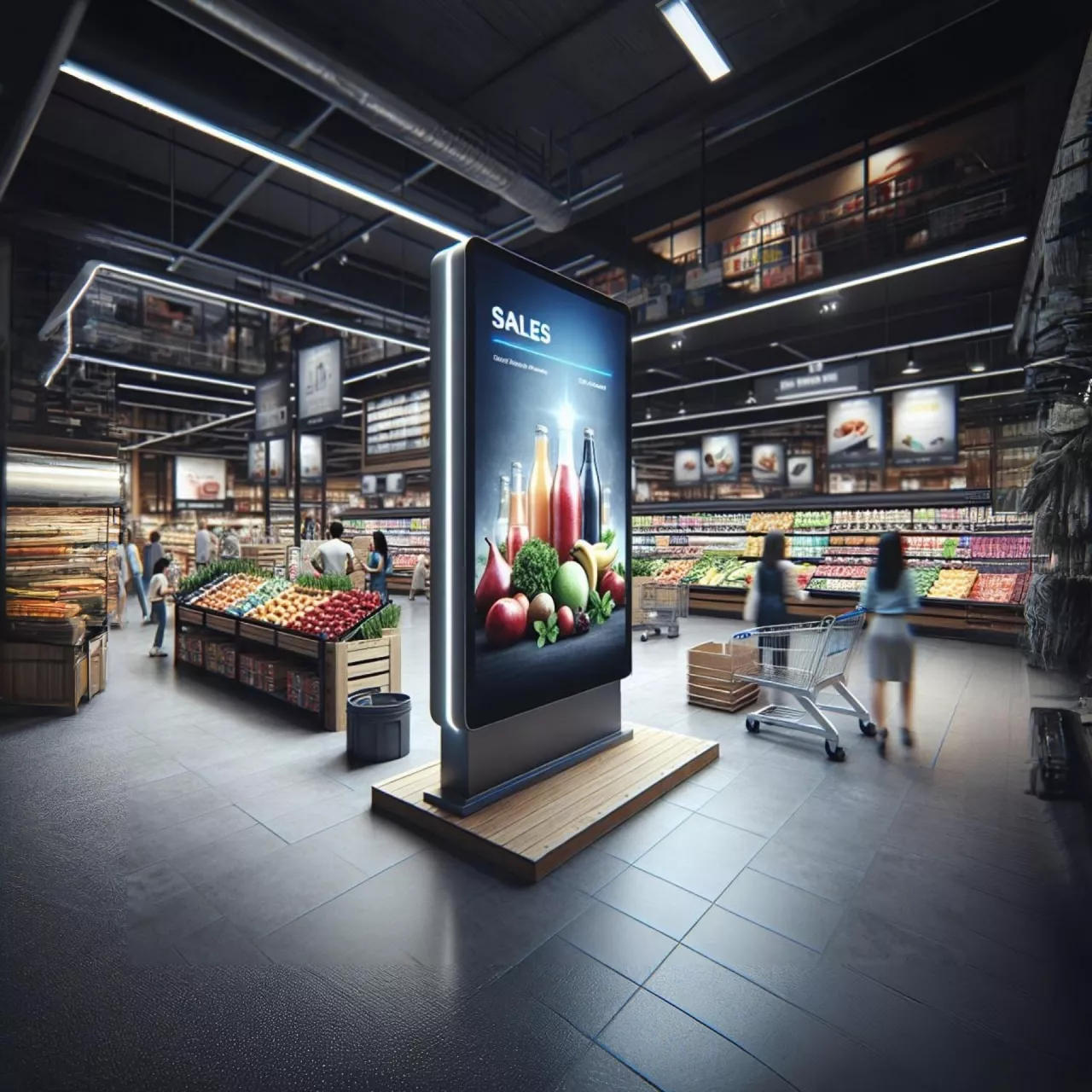 Vusion, przejmując In Store Media, potwierdza, że w rynek retail mediów warto inwestować (fot. Shutterstock AI)