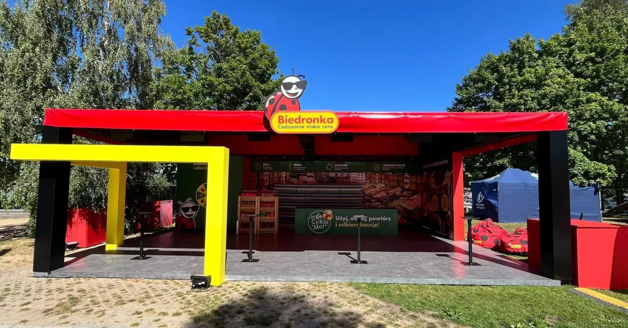 Biedronka pokazała festiwalowy koncept sklepu (mat.pras.)