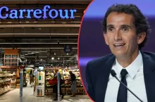 Alexandre Bompard zapowiada zmiany w polityce wobec dostawców (fot. Shutterstock + Carrefour)