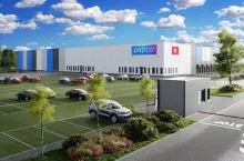 Wizualizacja magazynu Pepco pod Gdańskiem (fot. 7r).