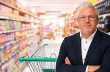 Dawid Muskus. Nowy dyrektor zarządzający w Lembro Polska (fot. Canva + LinkedIn/Dawid Muskus).