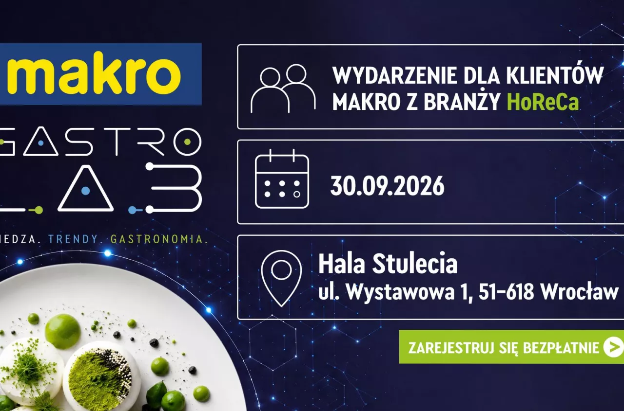 MAKRO Gastro Lab już 30 września we Wrocławiu. Branża HoReCa spotka się w Hali Stulecia