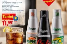 Lidl wprowadza koncentraty napojowe Freeway bez kaucji (fot. Lidl Polska).