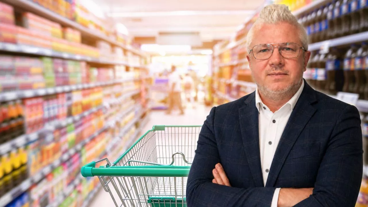 Dawid Muskus. Nowy dyrektor zarządzający w Lembro Polska (fot. Canva + LinkedIn/Dawid Muskus).