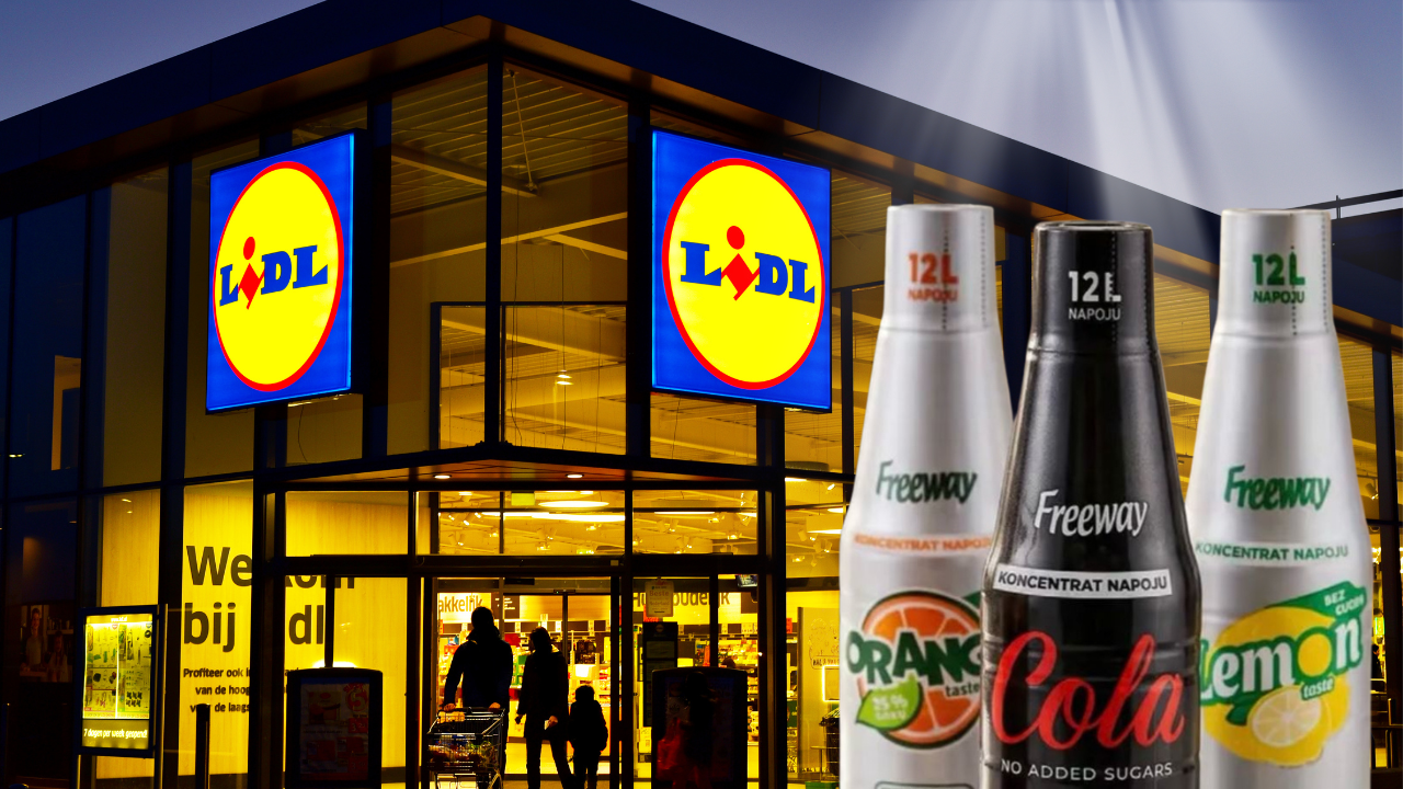 Lidl wprowadza własne koncentraty napojowe Freeway (fot. Materiały Prasowe).
