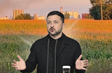 Wołodymyr Ołeksandrowycz Zełenski prezydent Ukrainy (fot. Facebook/shutterstock