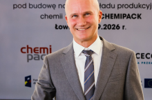 Robert Serafiński zainaugurował rozbudowę zakładu produkcyjnego (fot. Materiały Prasowe).