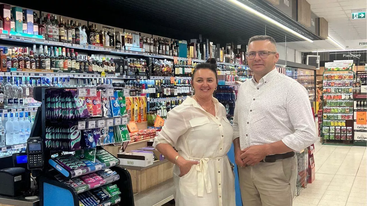 Edyta i Mirosław Loskowie, właściciele sieci Emi Market mależącej do PGZ Kupiec (fot. materiały prasowe)