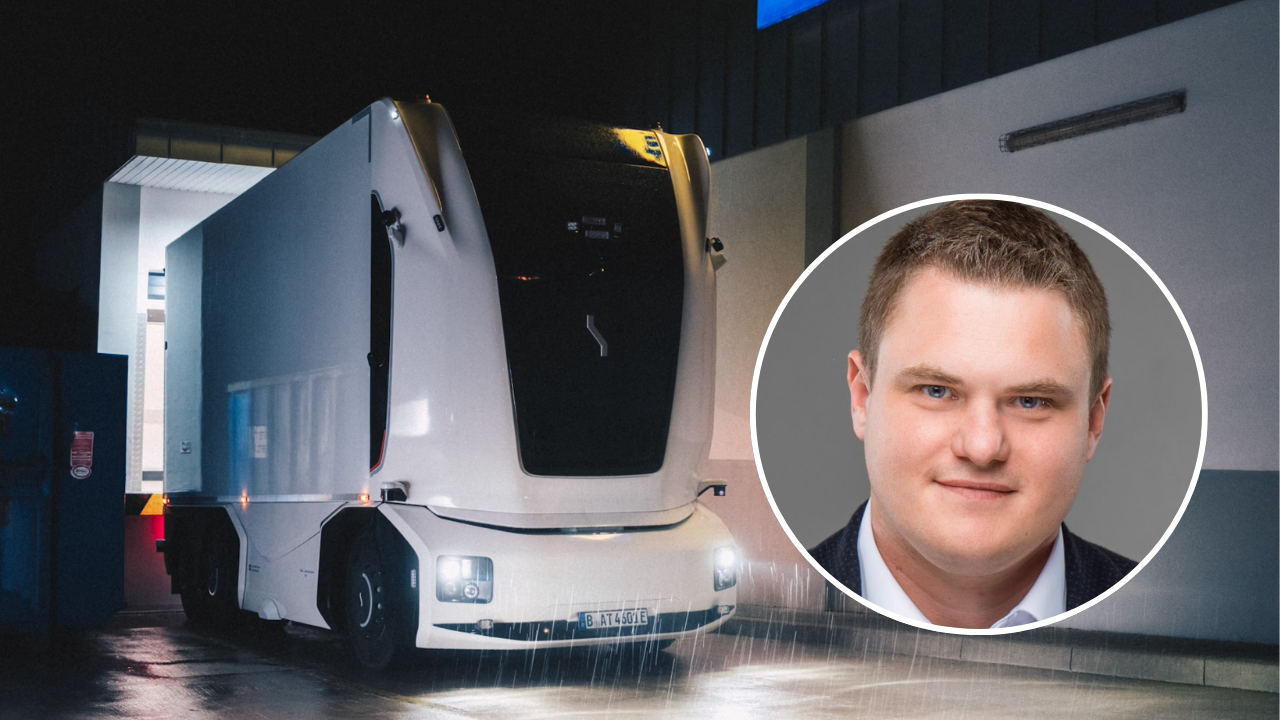 Thomas Dangelmayer, szef logistyki operacyjnej w Lidlu w Niemczech (fot. Linkedln/einride.tech)