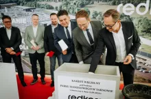 Kamień węgielny pod największy park handlowy w Tarnowie wmurowany (fot. mat. prasowe)