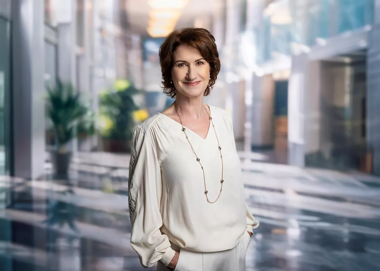 Nowa prezes E.Leclerc w Polsce, Anne-Noëlle Magré, zapowiada cyfrową transformację i walkę o klienta (fot. Anna Krasouska)