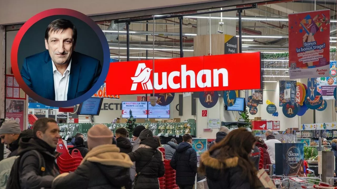 Na zdjęciu Guillaume Darrasse, dyrektor generalny Auchan