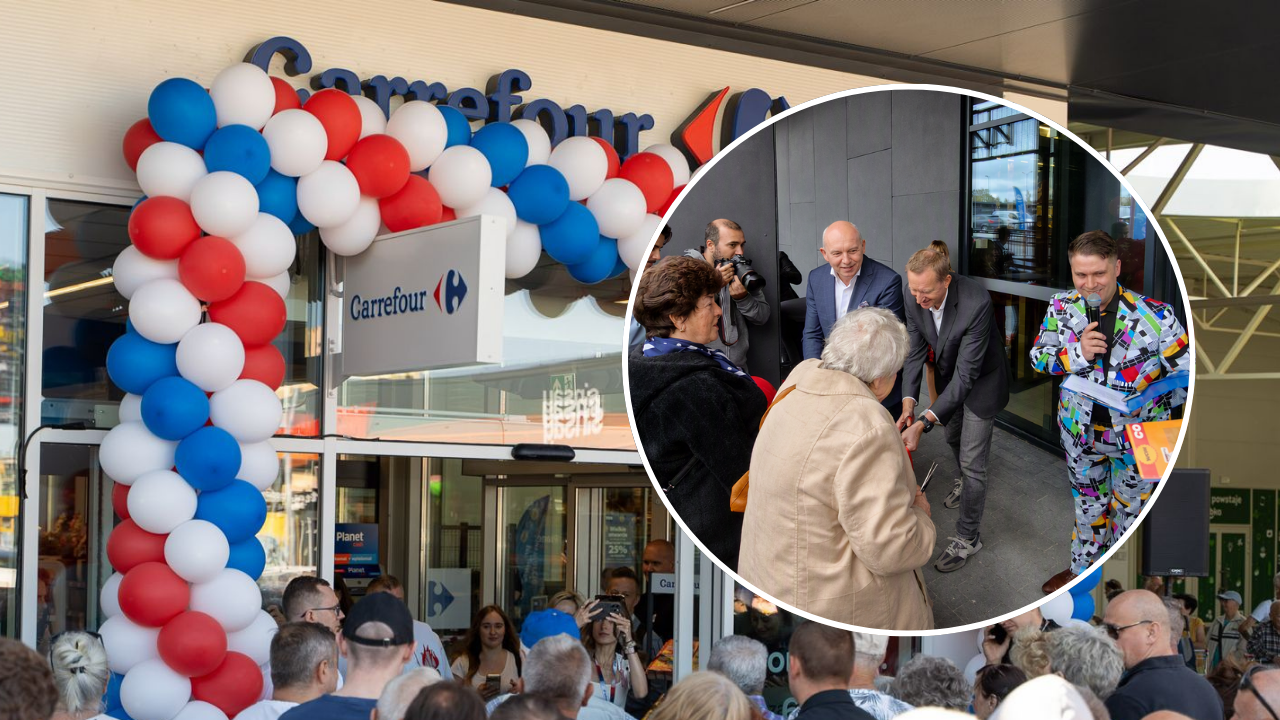 Carrefour otworzył nowy supermarket w Krakowie (fot. materiały prasowe/Canva)