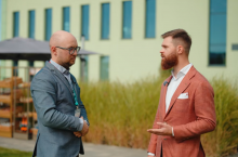 Michał Kokoszkiewicz (z lewej) i Taras Pylypiuk (z prawej)