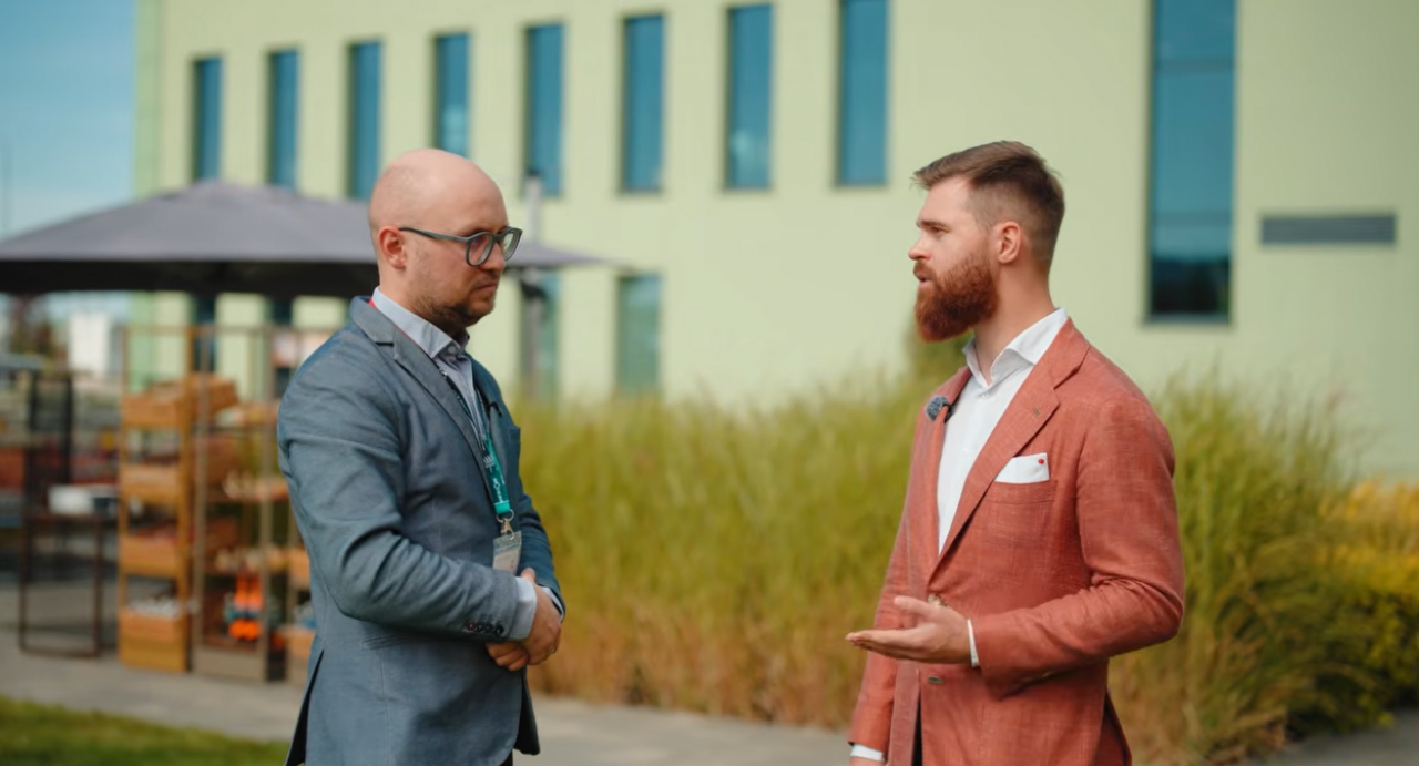 Michał Kokoszkiewicz (z lewej) i Taras Pylypiuk (z prawej)