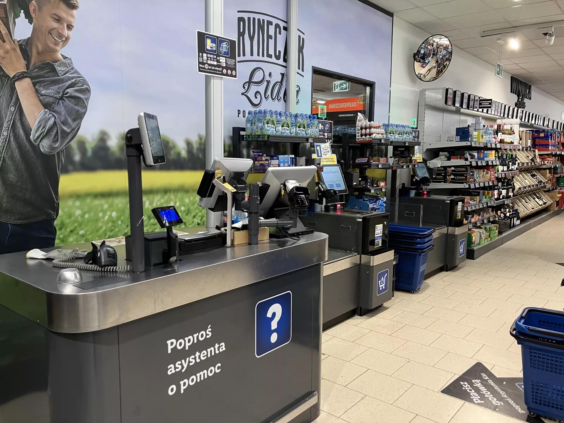 Nowe kasy w Lidlu wyeliminują pomyłki klientów. Towar rozpoznają kamery