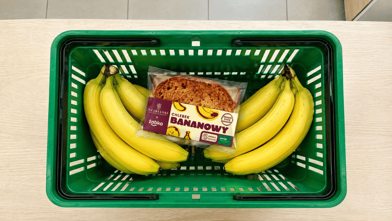 Żabka daje bananom drugie życie. Nowy produkt w sklepach (fot. materiały prasowe)
