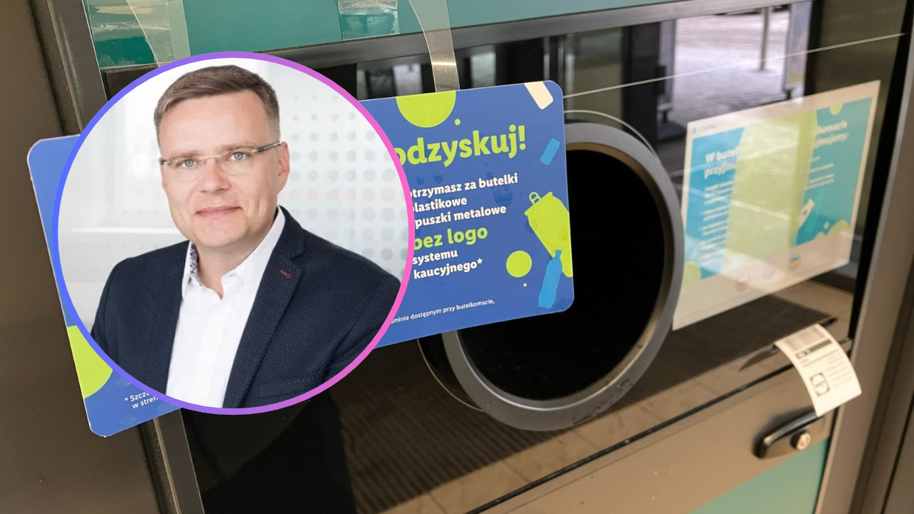 Ryszard Machoj, COO, członek zarządu ds. sprzedaży i logistyki, Lidl Polska o systemie kaucyjnym w rocznicę jego wejścia w życie (fot. mat. prasowe + Linked In)
