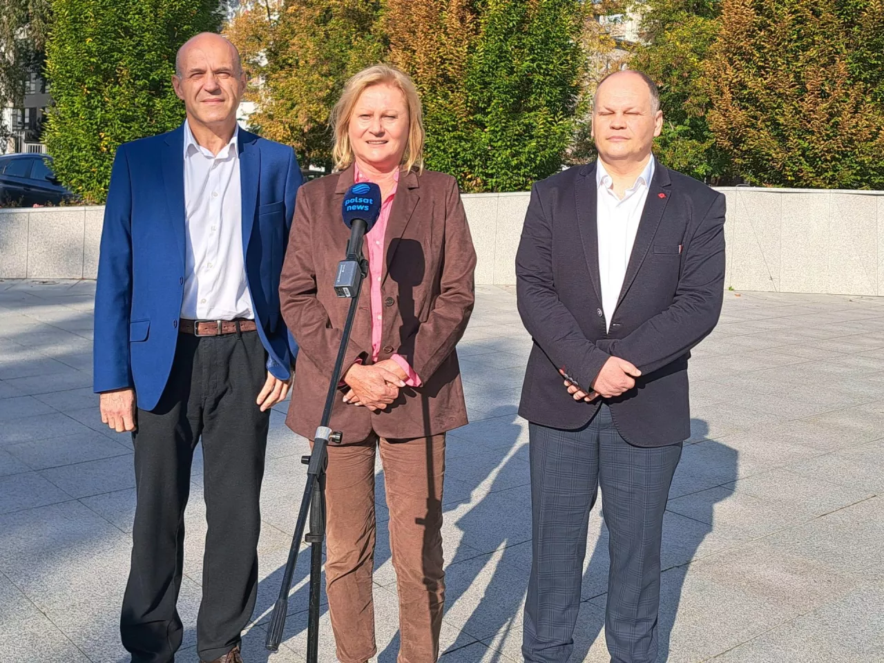 Przedstawiciele Polskiej Izby Handlu (PIH), Polskiej Organizacji Handlu i Dystrybucji (POHiD) oraz Związku Pracodawców Polski Przemysł Spirytusowy (ZP PPS) na briefingu prasowym (fot. Wiadomości handlowe)