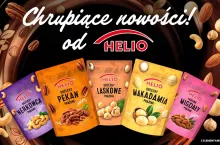 Nowa linia obejmuje łącznie pięć produktów: HELIO Migdały Prażone Solone, HELIO Orzechy Nerkowca Prażone Solone, HELIO Orzechy Pekan Prażone Solone, HELIO Orzechy Makadamia Prażone Solone oraz HELIO Orzechy Laskowe Prażone.