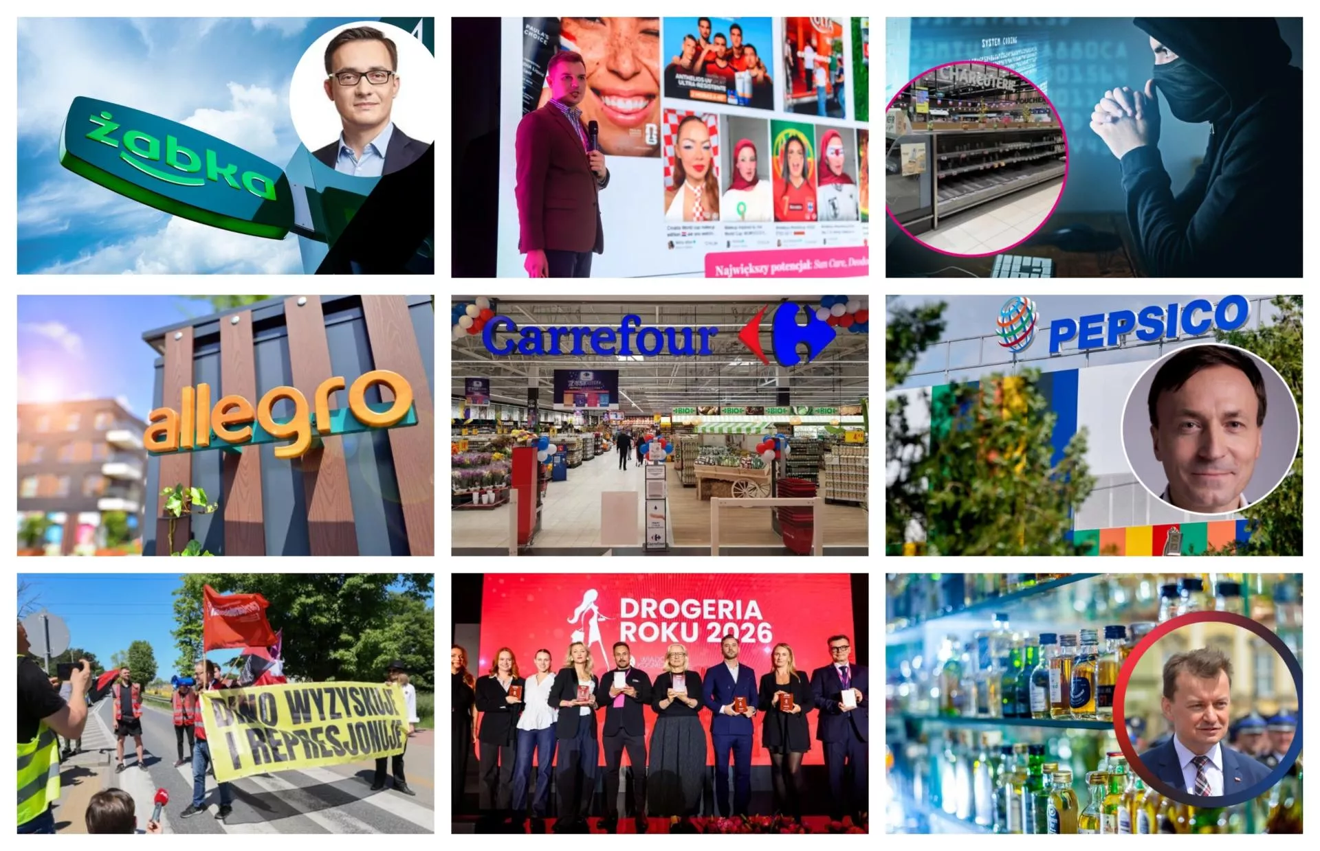 TOP 10 tygodnia: małpki, Carrefour, kosmetyki, cyberatak, E.Leclerc, Intermarche, słodycze, Lipton, Żabka, Dino, Allegro